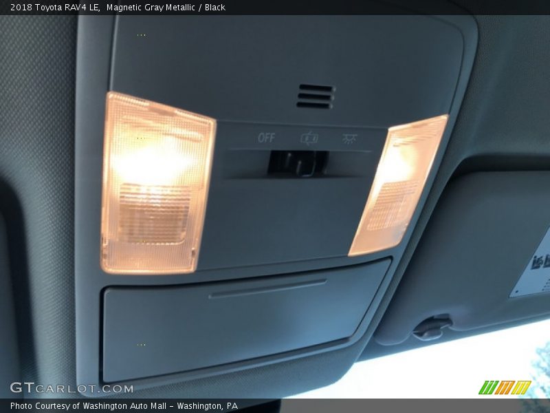 Magnetic Gray Metallic / Black 2018 Toyota RAV4 LE