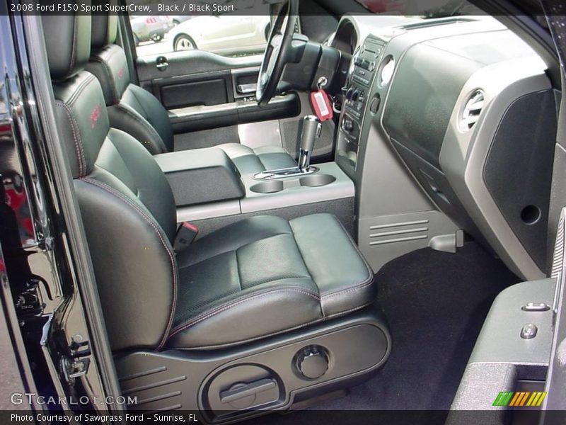 Black / Black Sport 2008 Ford F150 Sport SuperCrew