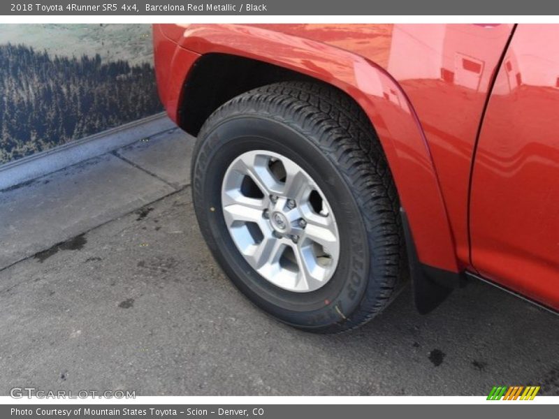 Barcelona Red Metallic / Black 2018 Toyota 4Runner SR5 4x4