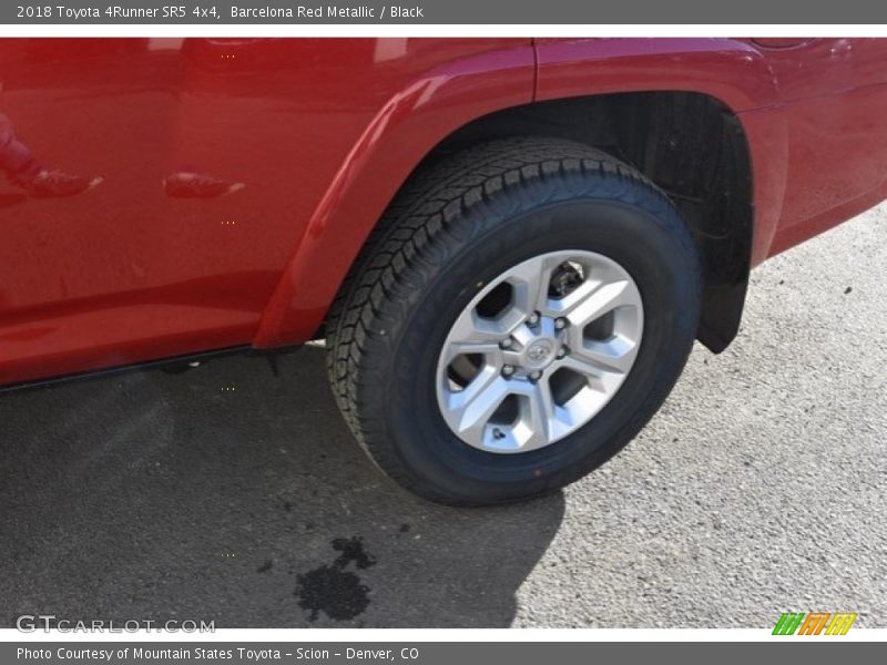 Barcelona Red Metallic / Black 2018 Toyota 4Runner SR5 4x4