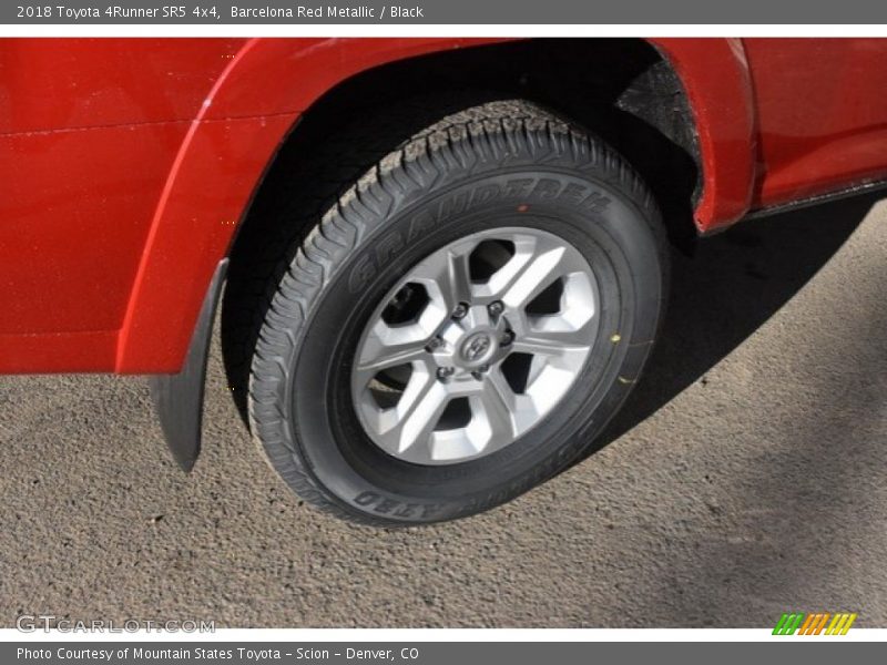 Barcelona Red Metallic / Black 2018 Toyota 4Runner SR5 4x4