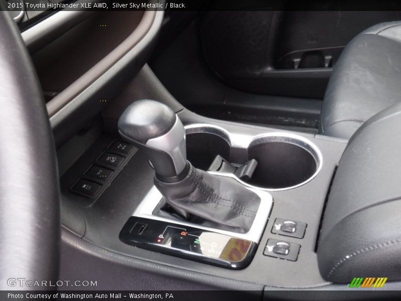 Silver Sky Metallic / Black 2015 Toyota Highlander XLE AWD