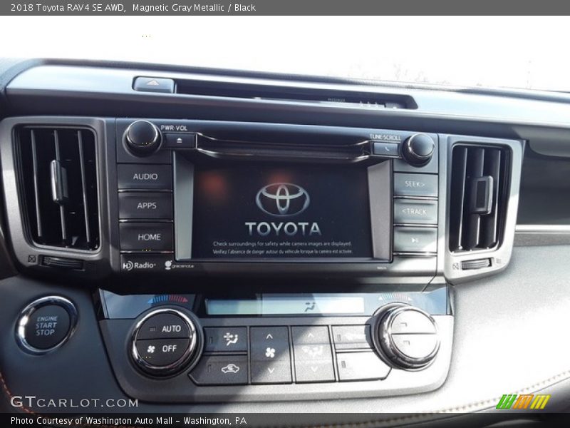 Magnetic Gray Metallic / Black 2018 Toyota RAV4 SE AWD