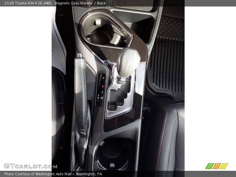Magnetic Gray Metallic / Black 2018 Toyota RAV4 SE AWD