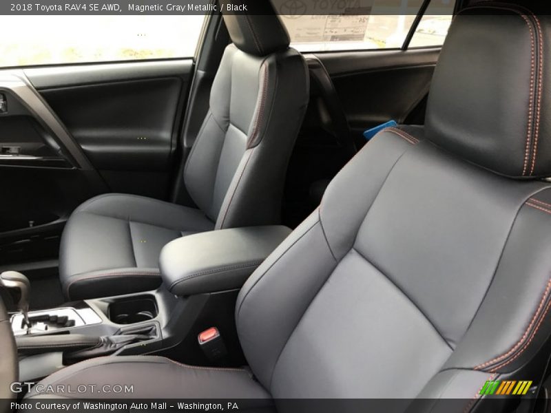 Magnetic Gray Metallic / Black 2018 Toyota RAV4 SE AWD