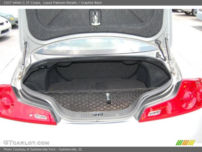 Liquid Platinum Metallic / Graphite Black 2007 Infiniti G 35 Coupe