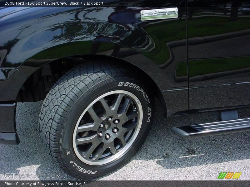 Black / Black Sport 2008 Ford F150 Sport SuperCrew