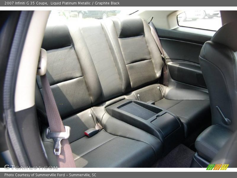 Liquid Platinum Metallic / Graphite Black 2007 Infiniti G 35 Coupe