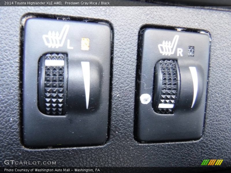 Predawn Gray Mica / Black 2014 Toyota Highlander XLE AWD