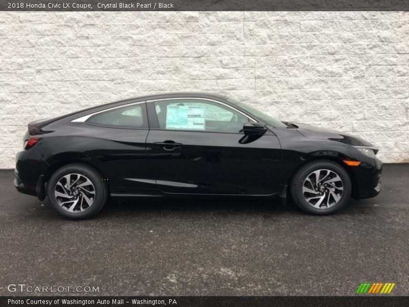  2018 Civic LX Coupe Crystal Black Pearl