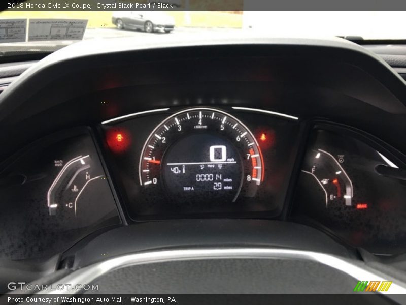  2018 Civic LX Coupe LX Coupe Gauges