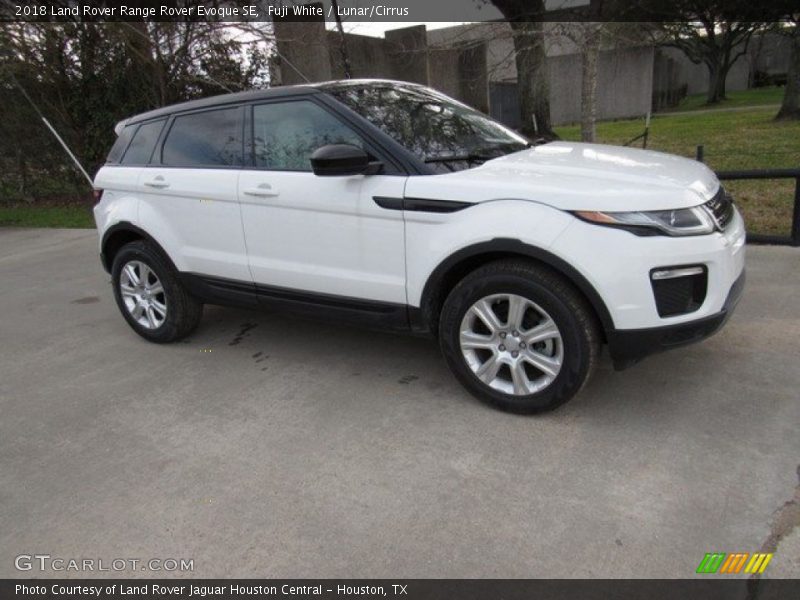 Fuji White / Lunar/Cirrus 2018 Land Rover Range Rover Evoque SE