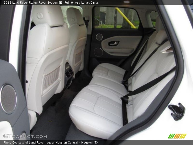 Rear Seat of 2018 Range Rover Evoque SE