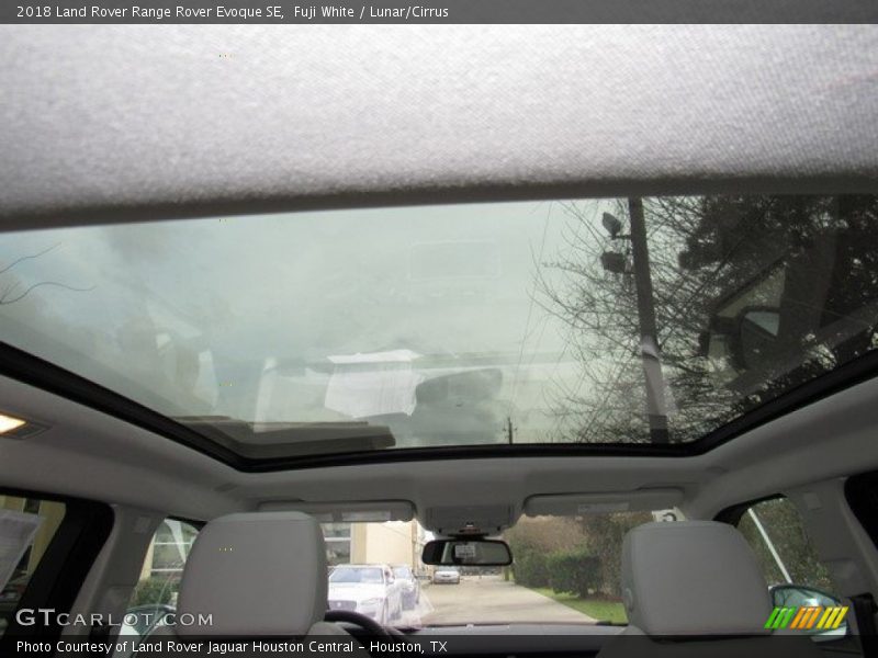 Fuji White / Lunar/Cirrus 2018 Land Rover Range Rover Evoque SE