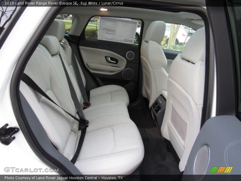 Fuji White / Lunar/Cirrus 2018 Land Rover Range Rover Evoque SE