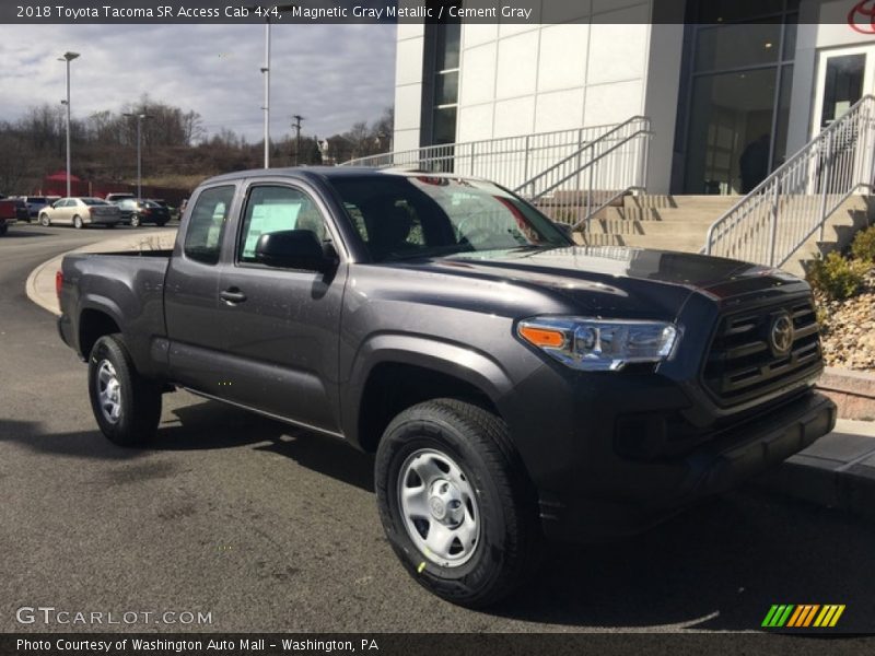 Magnetic Gray Metallic / Cement Gray 2018 Toyota Tacoma SR Access Cab 4x4