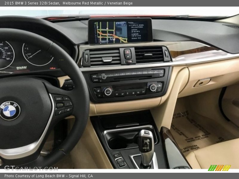 Melbourne Red Metallic / Venetian Beige 2015 BMW 3 Series 328i Sedan