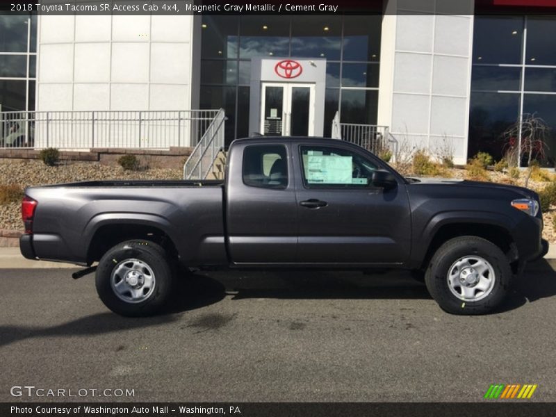 Magnetic Gray Metallic / Cement Gray 2018 Toyota Tacoma SR Access Cab 4x4