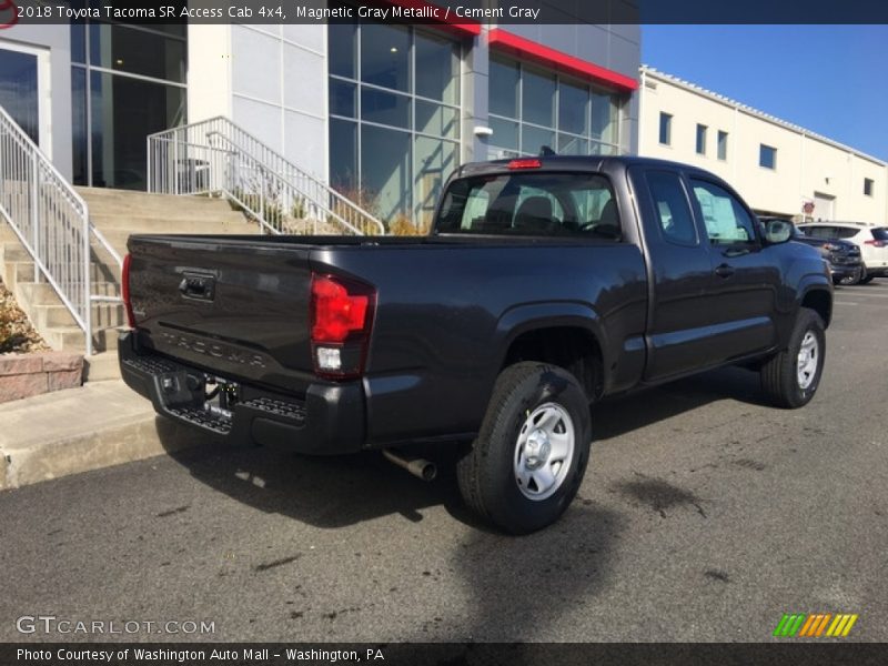Magnetic Gray Metallic / Cement Gray 2018 Toyota Tacoma SR Access Cab 4x4