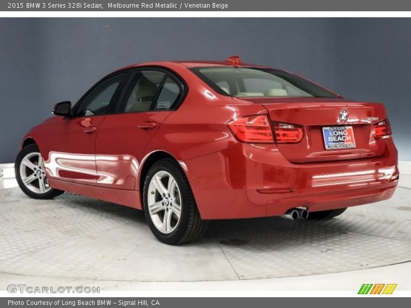 Melbourne Red Metallic / Venetian Beige 2015 BMW 3 Series 328i Sedan
