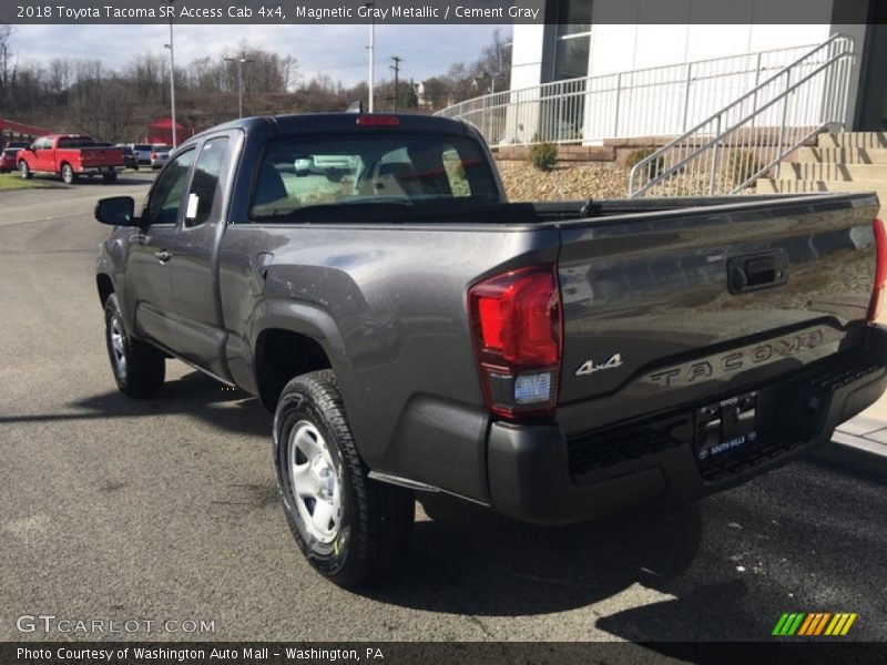 Magnetic Gray Metallic / Cement Gray 2018 Toyota Tacoma SR Access Cab 4x4