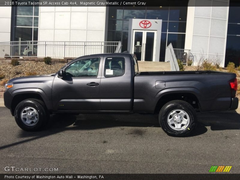 Magnetic Gray Metallic / Cement Gray 2018 Toyota Tacoma SR Access Cab 4x4