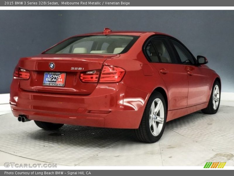Melbourne Red Metallic / Venetian Beige 2015 BMW 3 Series 328i Sedan