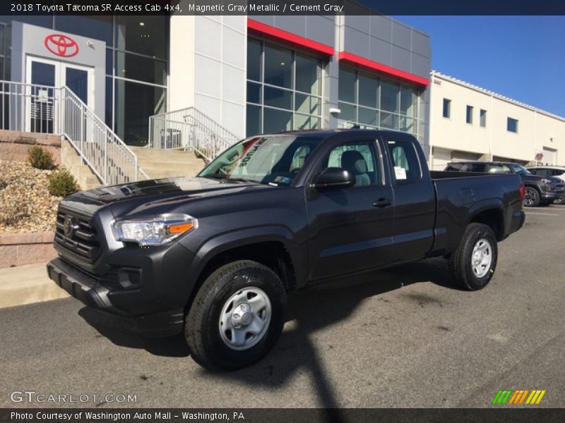 Magnetic Gray Metallic / Cement Gray 2018 Toyota Tacoma SR Access Cab 4x4