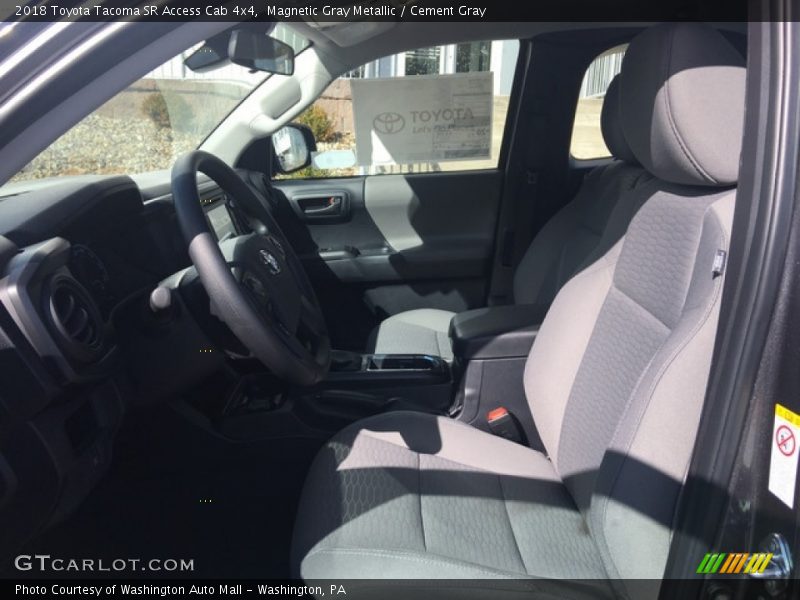 Magnetic Gray Metallic / Cement Gray 2018 Toyota Tacoma SR Access Cab 4x4
