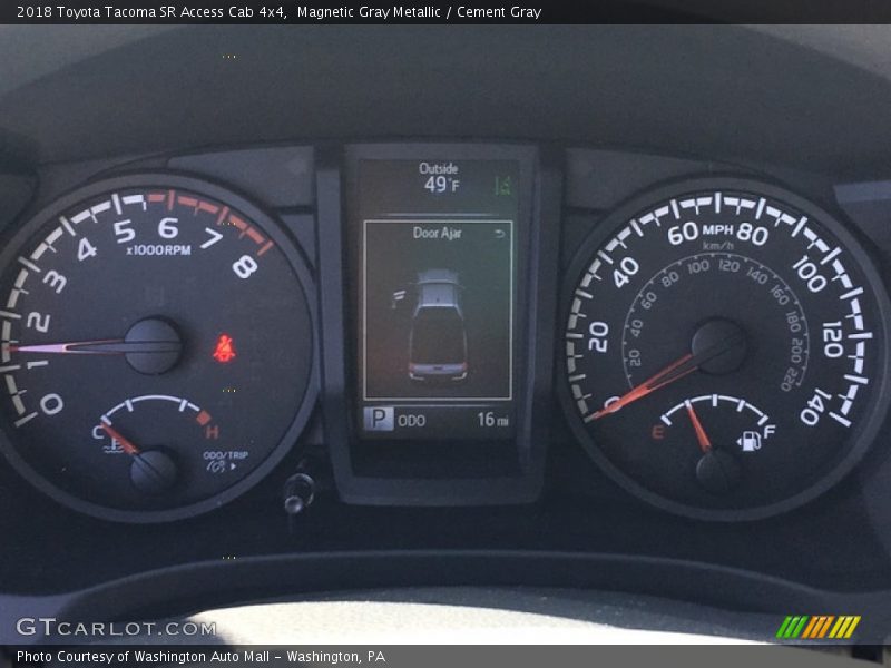 Magnetic Gray Metallic / Cement Gray 2018 Toyota Tacoma SR Access Cab 4x4