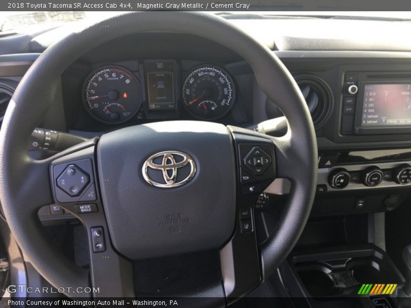 Magnetic Gray Metallic / Cement Gray 2018 Toyota Tacoma SR Access Cab 4x4