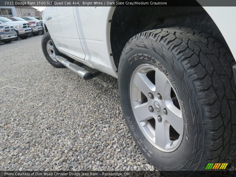 Bright White / Dark Slate Gray/Medium Graystone 2012 Dodge Ram 1500 SLT Quad Cab 4x4