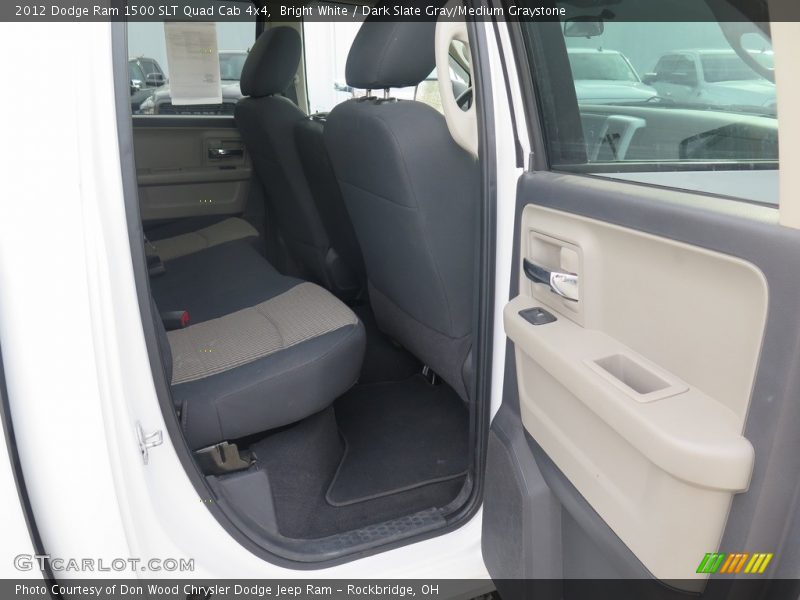 Bright White / Dark Slate Gray/Medium Graystone 2012 Dodge Ram 1500 SLT Quad Cab 4x4
