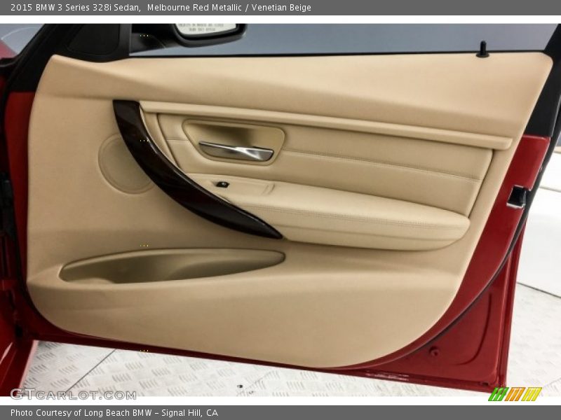 Melbourne Red Metallic / Venetian Beige 2015 BMW 3 Series 328i Sedan