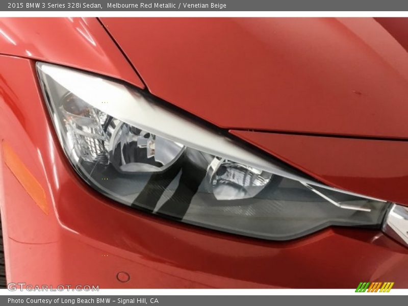 Melbourne Red Metallic / Venetian Beige 2015 BMW 3 Series 328i Sedan