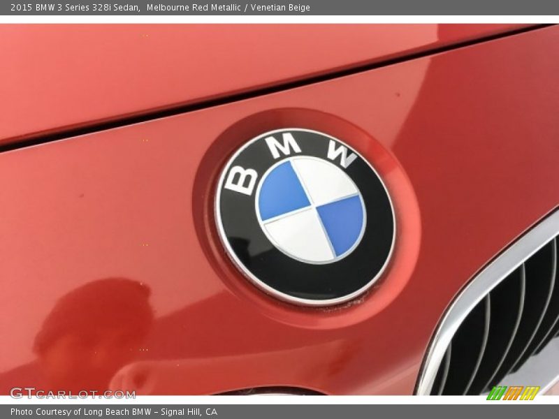 Melbourne Red Metallic / Venetian Beige 2015 BMW 3 Series 328i Sedan