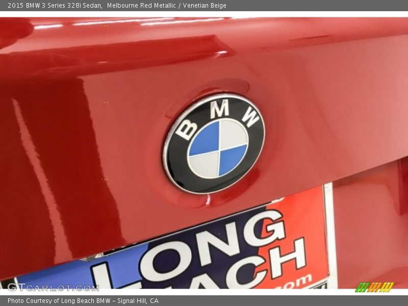 Melbourne Red Metallic / Venetian Beige 2015 BMW 3 Series 328i Sedan