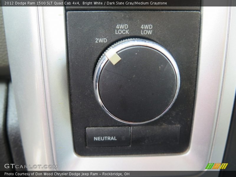 Bright White / Dark Slate Gray/Medium Graystone 2012 Dodge Ram 1500 SLT Quad Cab 4x4