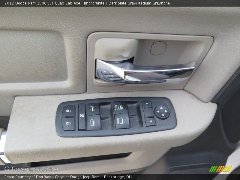 Bright White / Dark Slate Gray/Medium Graystone 2012 Dodge Ram 1500 SLT Quad Cab 4x4