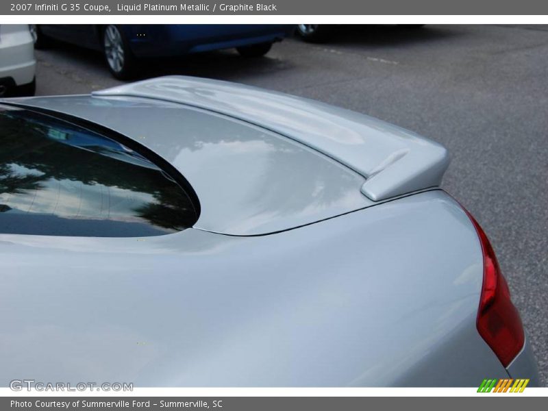 Liquid Platinum Metallic / Graphite Black 2007 Infiniti G 35 Coupe