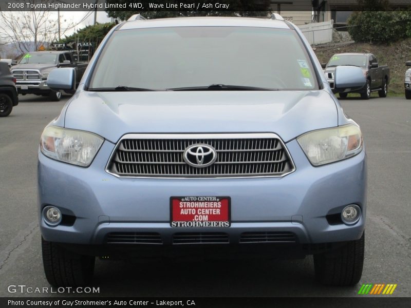 Wave Line Pearl / Ash Gray 2008 Toyota Highlander Hybrid Limited 4WD