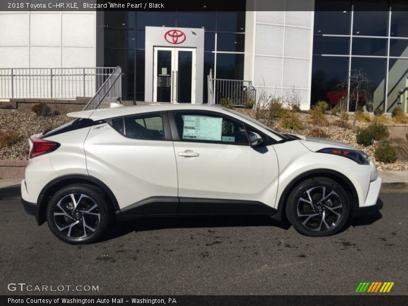 Blizzard White Pearl / Black 2018 Toyota C-HR XLE
