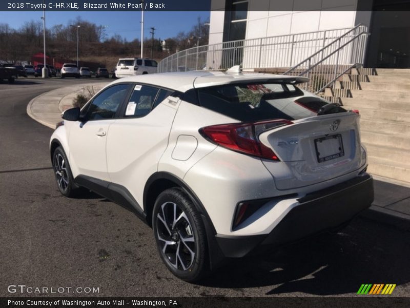 Blizzard White Pearl / Black 2018 Toyota C-HR XLE