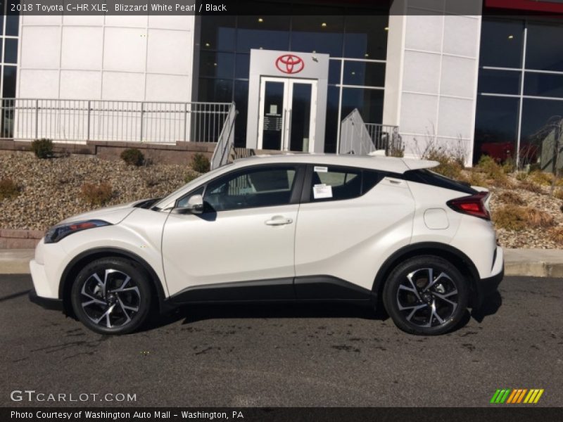 Blizzard White Pearl / Black 2018 Toyota C-HR XLE