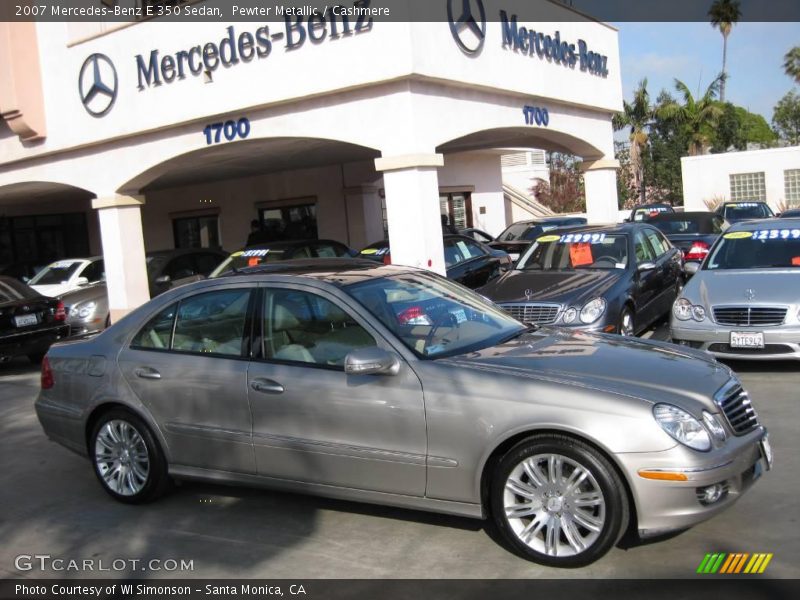 Pewter Metallic / Cashmere 2007 Mercedes-Benz E 350 Sedan