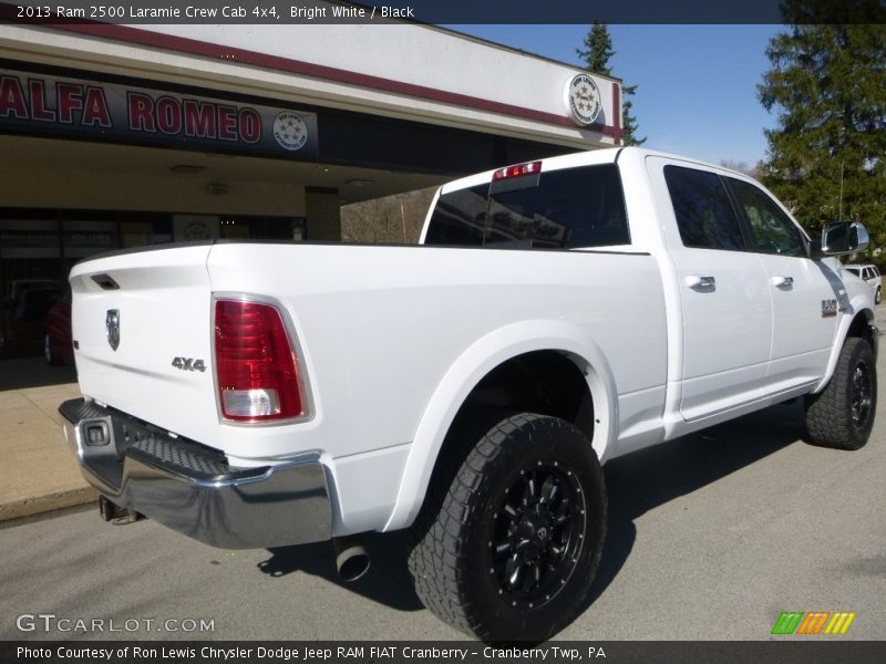 Bright White / Black 2013 Ram 2500 Laramie Crew Cab 4x4