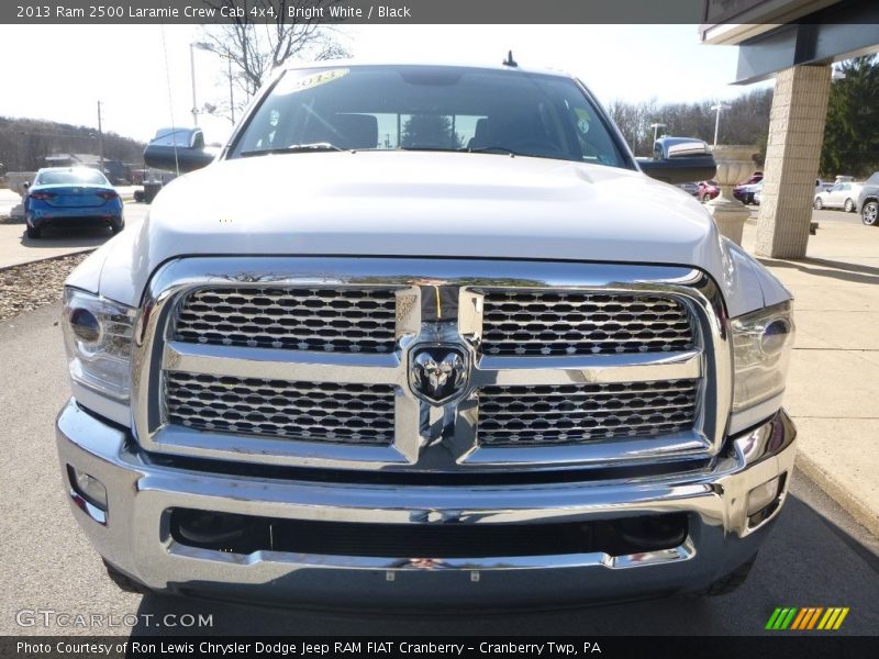Bright White / Black 2013 Ram 2500 Laramie Crew Cab 4x4