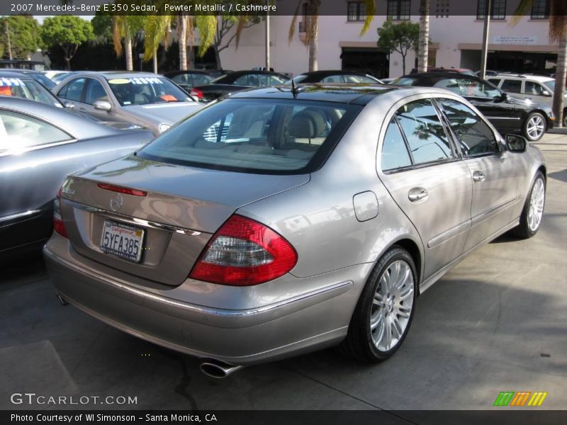Pewter Metallic / Cashmere 2007 Mercedes-Benz E 350 Sedan