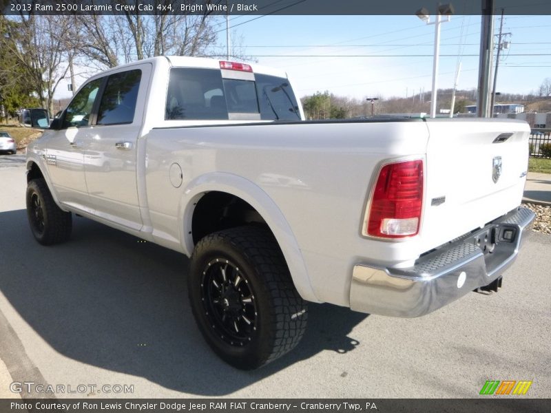 Bright White / Black 2013 Ram 2500 Laramie Crew Cab 4x4