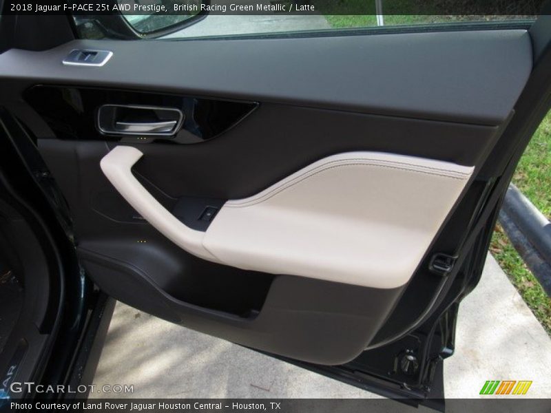 British Racing Green Metallic / Latte 2018 Jaguar F-PACE 25t AWD Prestige